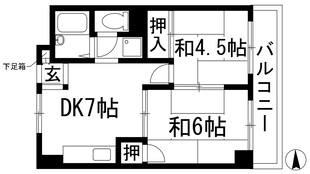 高木マンションの物件間取画像